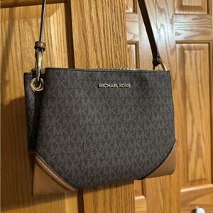 Michael Kors Brown Crossbody Bag with Signature Style